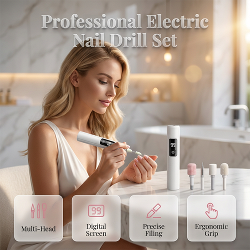 Professional Electric Nail Polisher – Smooths thick nails