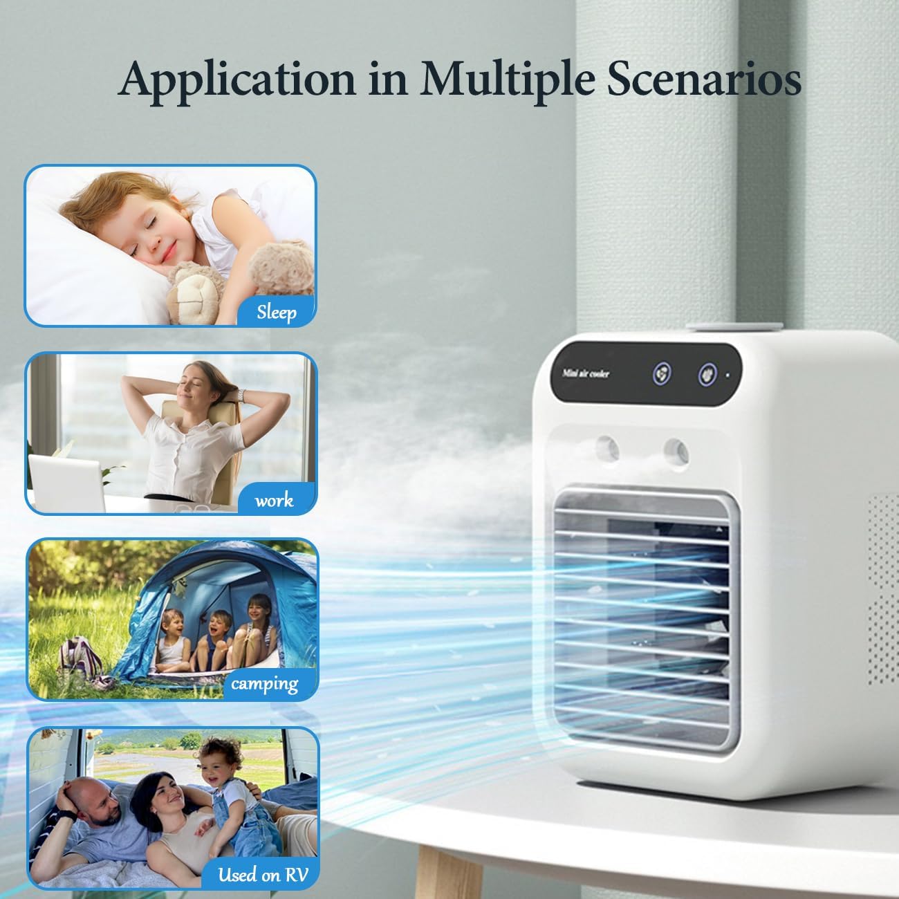 25W Low Power Portable Mini Air Conditioner
