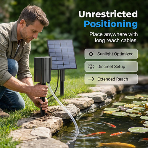  Solar Pond Aerator – 24/7 Natural Oxygen for Your Fish 🐟💧