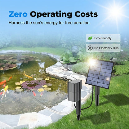  Solar Pond Aerator – 24/7 Natural Oxygen for Your Fish 🐟💧