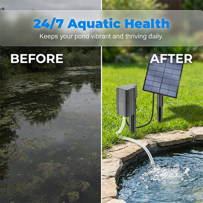  Solar Pond Aerator – 24/7 Natural Oxygen for Your Fish 🐟💧