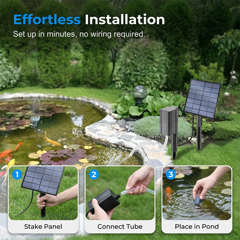  Solar Pond Aerator – 24/7 Natural Oxygen for Your Fish 🐟💧