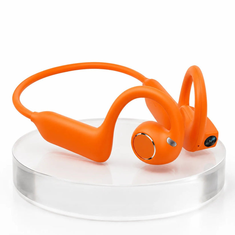 🎧 8MP Smart Camera Open-Ear Headset – POV Video, Calls & AI Assistance 🎥