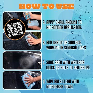 Heavy Duty Water Spot Remover Gel for Glass & Paint