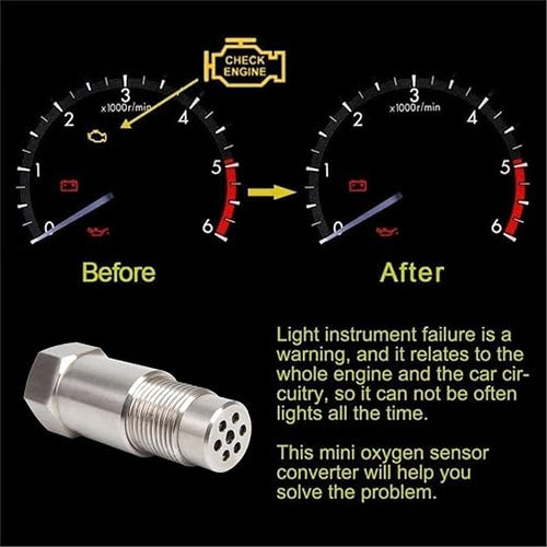 🚗M18x1.5 Automotive Universal Oxygen Sensor Decoder （With Filter Element）