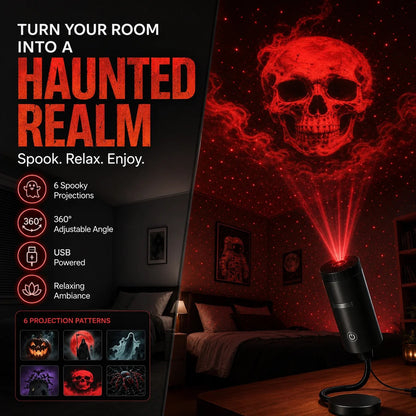 🎁[AL_FlashSale_50%OFF] HD Christmas Projector – 6 or 10 Festive Scenes | Plug & Play