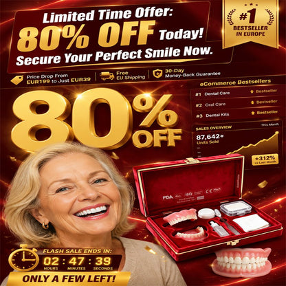 🦷💯Gift box set of new full-coverage denture