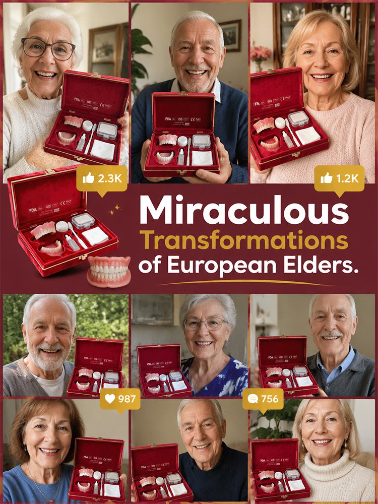 🦷💯Gift box set of new full-coverage denture