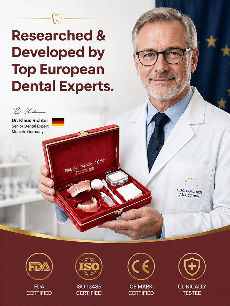 🦷💯Gift box set of new full-coverage denture
