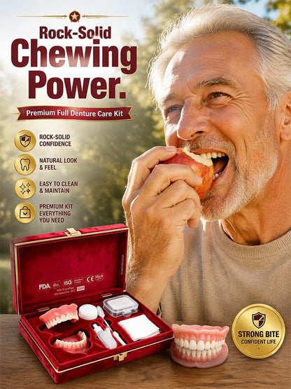 🦷💯Gift box set of new full-coverage denture