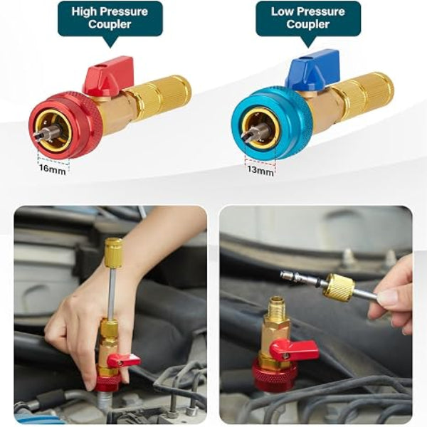 Universal AC Valve Core Remover Tool for Automotive & Household HVAC/R Systems