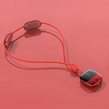 Smart TENS + EMS Mini Rechargeable Neck Massager with Heat Therapy