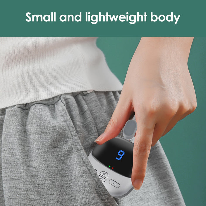 Smart TENS + EMS Mini Rechargeable Neck Massager with Heat Therapy