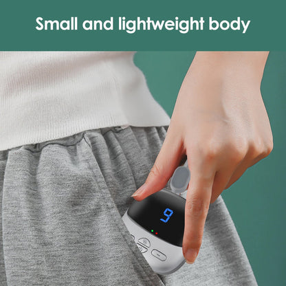 Smart TENS + EMS Mini Rechargeable Neck Massager with Heat Therapy