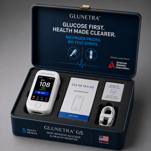 Hot Sale Non-Invasive Glucose & Health Monitor | 🩸 No Finger Pricks Blood Sugar Monitoring Device