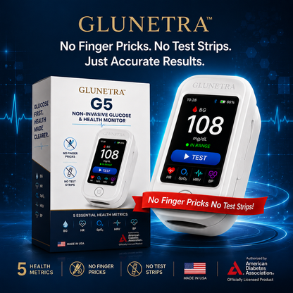 Hot Sale Non-Invasive Glucose & Health Monitor | 🩸 No Finger Pricks Blood Sugar Monitoring Device