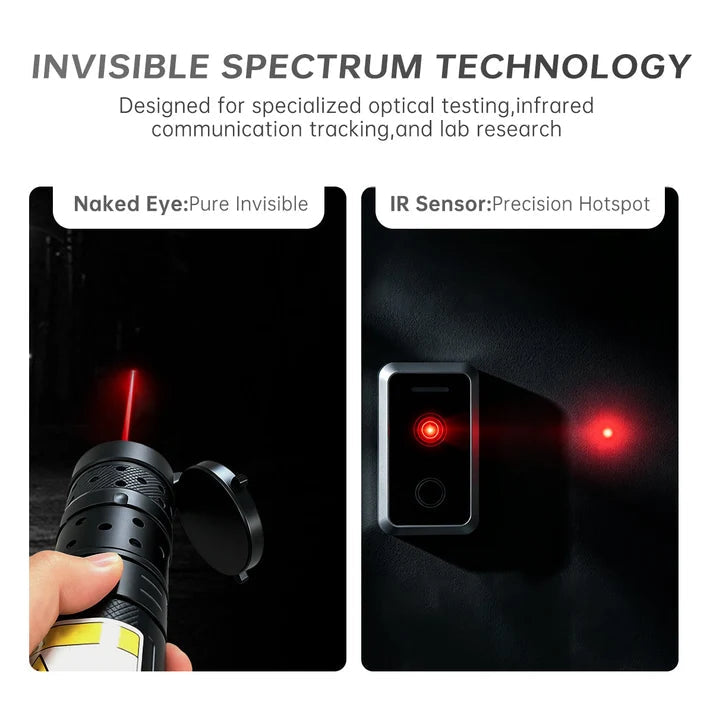💡2026 New Design 120W 900-1100NM Powerful IR Laser Pointer