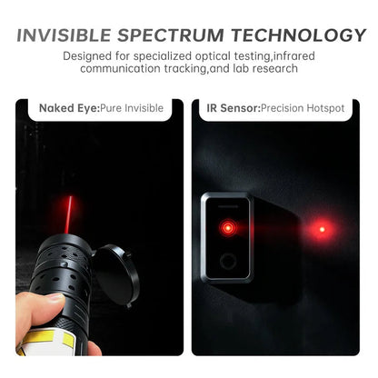 💡2026 New Design 120W 900-1100NM Powerful IR Laser Pointer