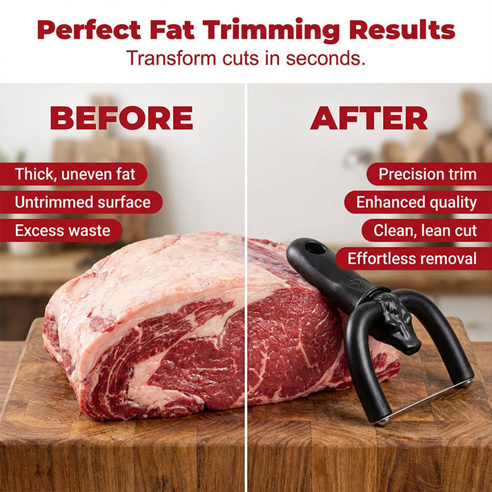 🥩 Manual Beef and Pork Fat Scraper