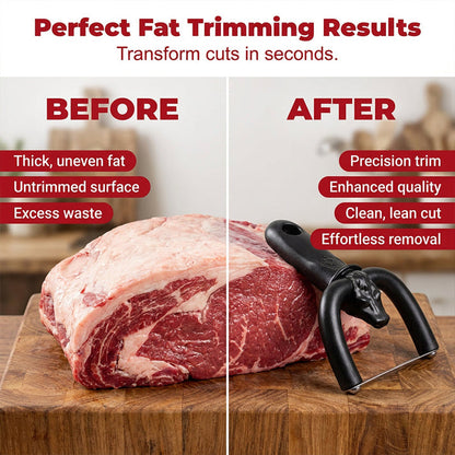 🥩 Manual Beef and Pork Fat Scraper