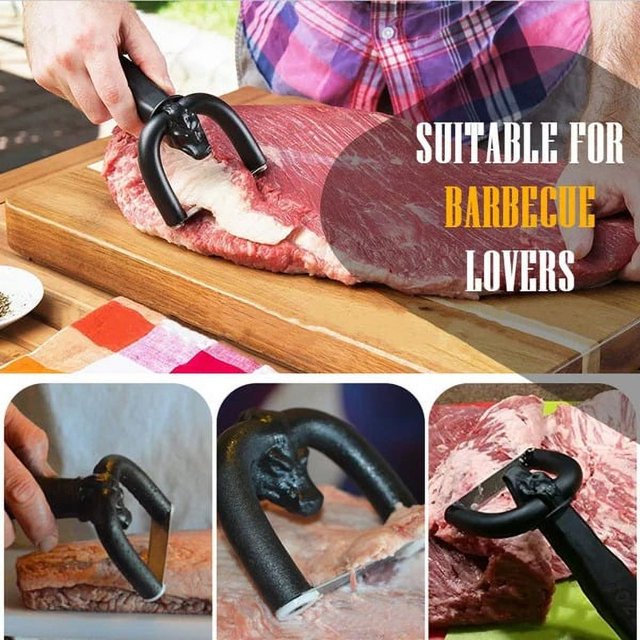 🥩 Manual Beef and Pork Fat Scraper