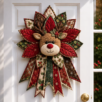 🎄Beginner-Friendly Oversized Christmas Character Quilted Door Hanger Sewing Kit| Complete Kit with All Tools & Step-by-Step Guide Included