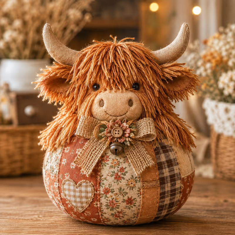 🎄🎅Patchwork Fabric Doll DIY Kit | ✨Create a Cozy Handmade Character for Every Season!