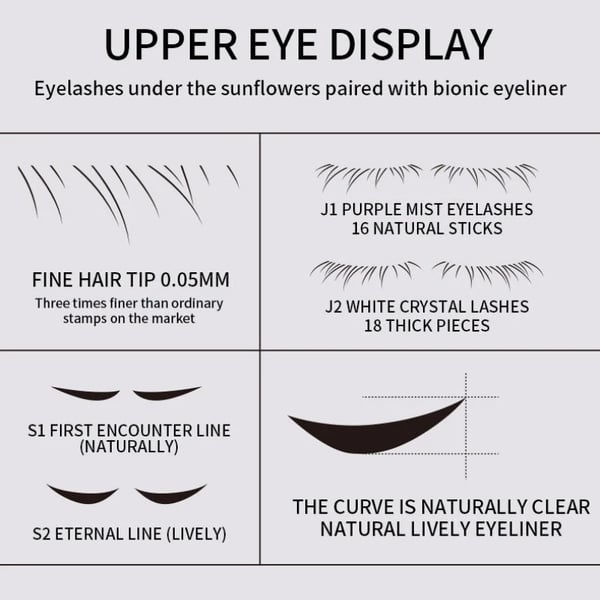3-in-1 Multifunctional Eye Makeup Stamp Set