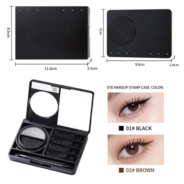 3-in-1 Multifunctional Eye Makeup Stamp Set