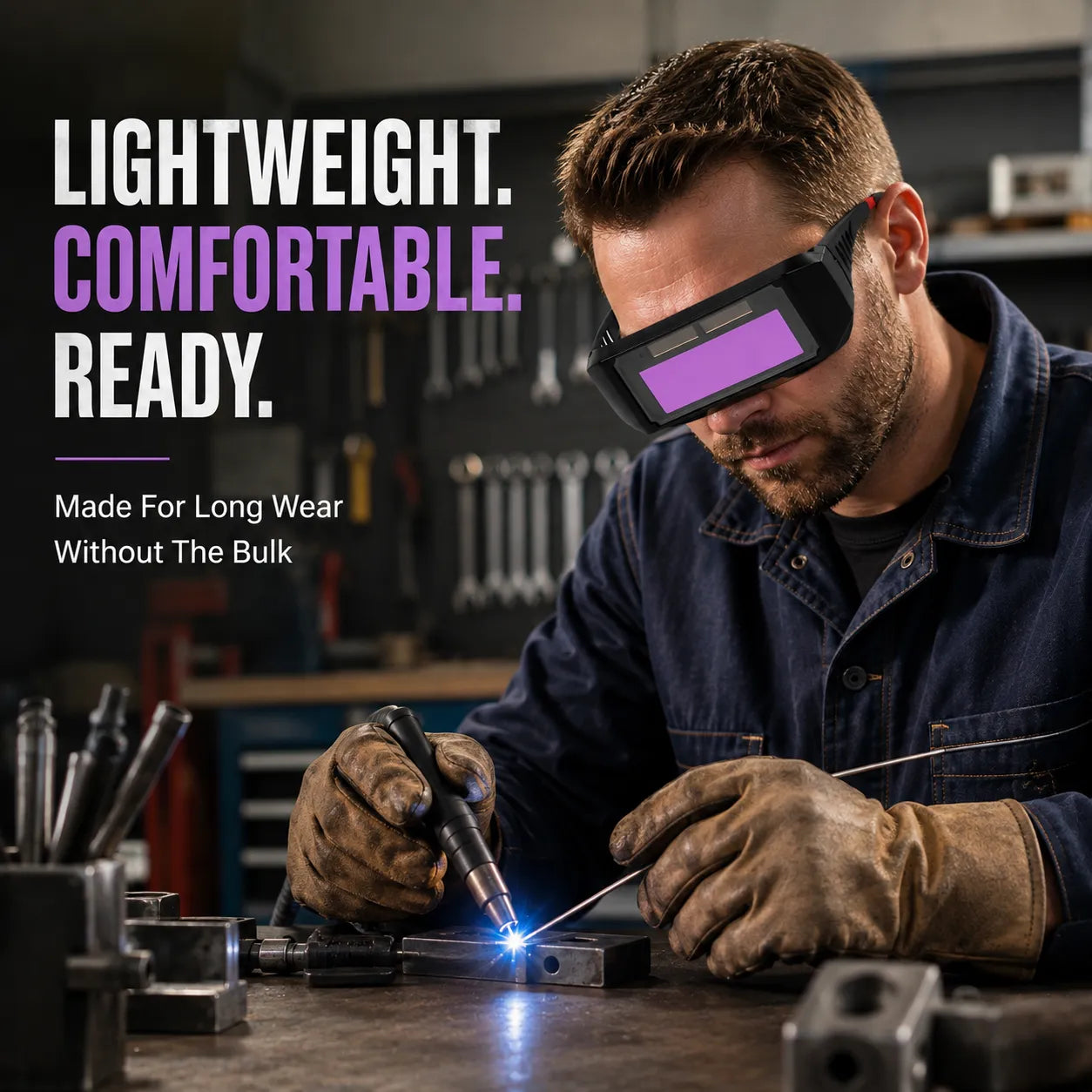 😎🛡️ Industrial Safety Welding Glasses – Anti-Glare, Impact-Resistant Protective Eyewear for Welders