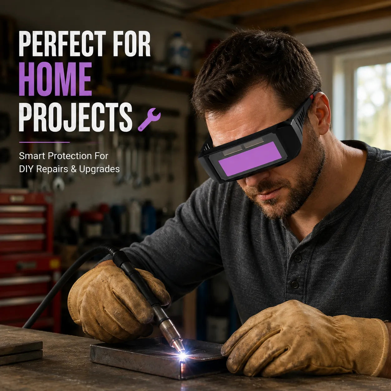😎🛡️ Industrial Safety Welding Glasses – Anti-Glare, Impact-Resistant Protective Eyewear for Welders