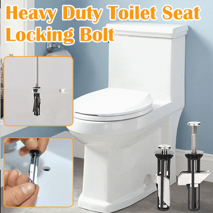 2 Pcs Heavy Duty Toilet Seat Fastener Bolt kit