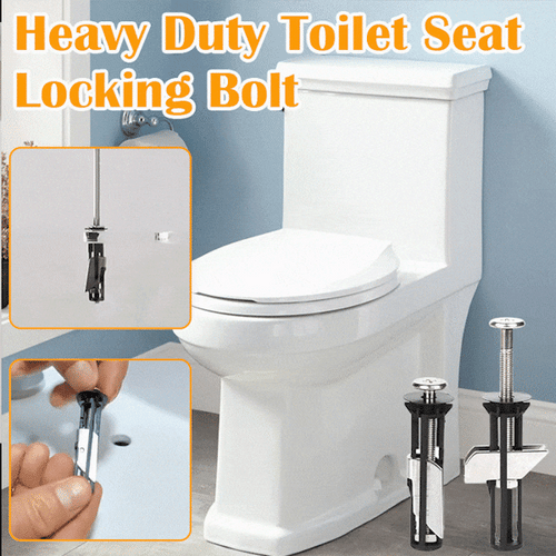 2 Pcs Heavy Duty Toilet Seat Fastener Bolt kit