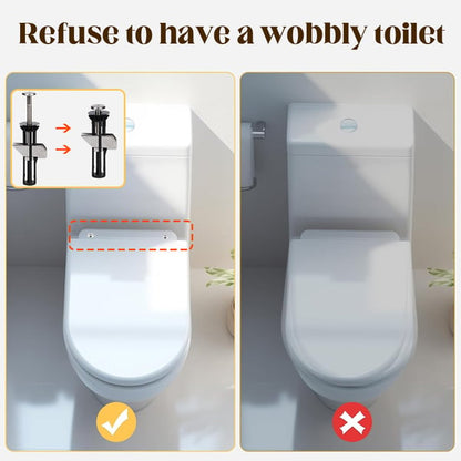 2 Pcs Heavy Duty Toilet Seat Fastener Bolt kit