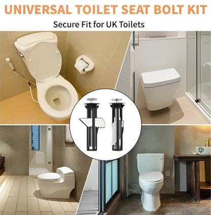 2 Pcs Heavy Duty Toilet Seat Fastener Bolt kit