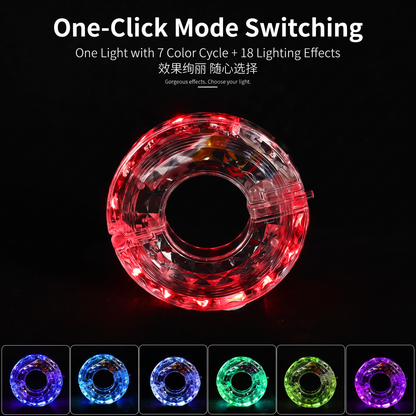 🚲LED bicycle drum lights
