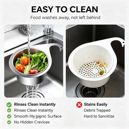 🦢💧Stainless Steel Swan Sink Strainer Basket.