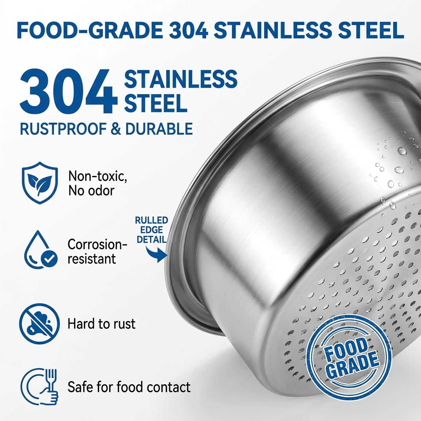 🦢💧Stainless Steel Swan Sink Strainer Basket.
