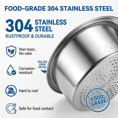 🦢💧Stainless Steel Swan Sink Strainer Basket.