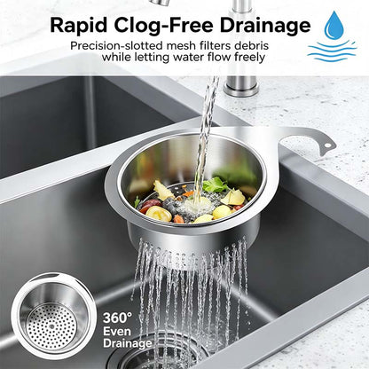 🦢💧Stainless Steel Swan Sink Strainer Basket.
