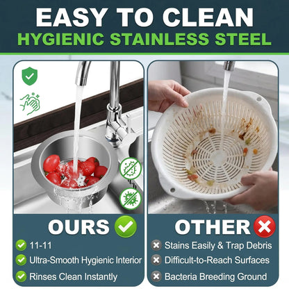 🦢💧Stainless Steel Swan Sink Strainer Basket.