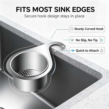 🦢💧Stainless Steel Swan Sink Strainer Basket.