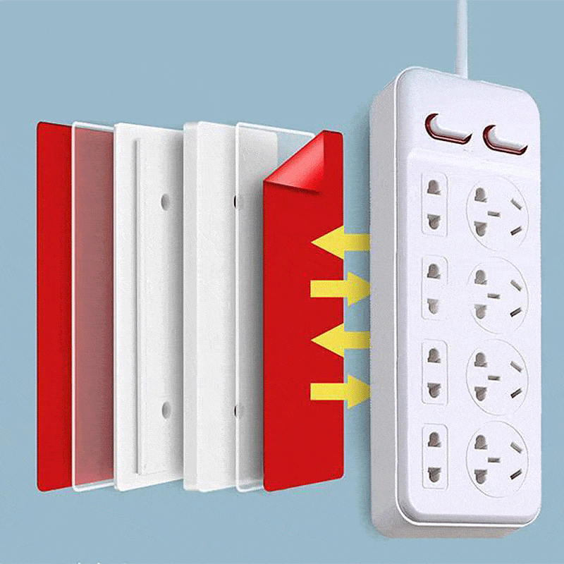 🔌 Adhesive Punch-free Socket Holder