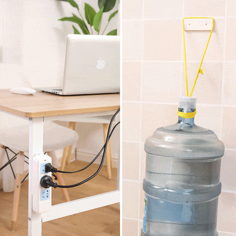 🔌 Adhesive Punch-free Socket Holder