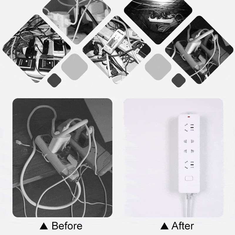 🔌 Adhesive Punch-free Socket Holder