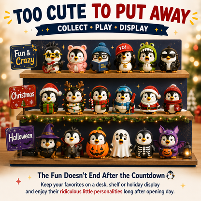  24 Days of Penguin Surprises Advent Calendar – 24 Unique Penguins, 3 Fun Editions
