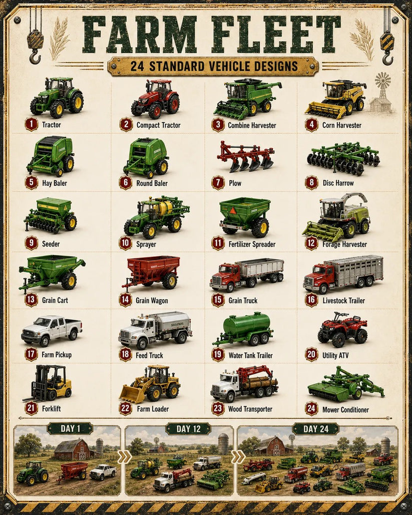 Build the Fleet Collection 24-Day Vehicle Advent Calendar Series
