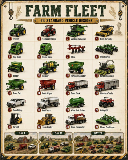 Build the Fleet Collection 24-Day Vehicle Advent Calendar Series