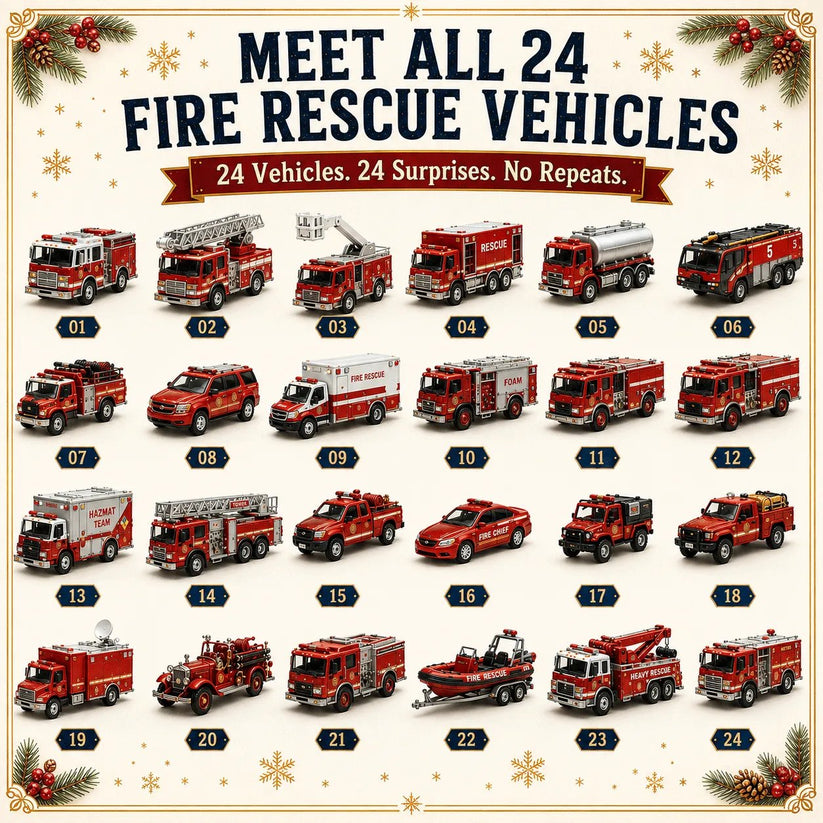 Build the Fleet Collection 24-Day Vehicle Advent Calendar Series