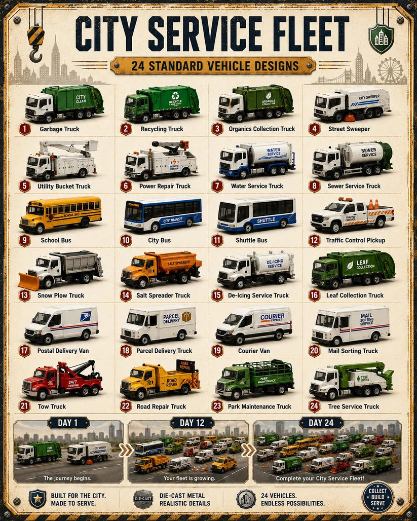 Build the Fleet Collection 24-Day Vehicle Advent Calendar Series